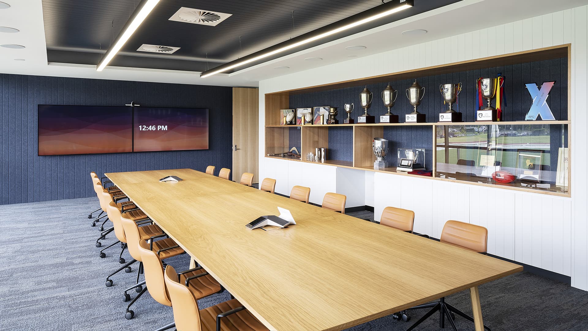 A meeting room at Brighton Home Arena.