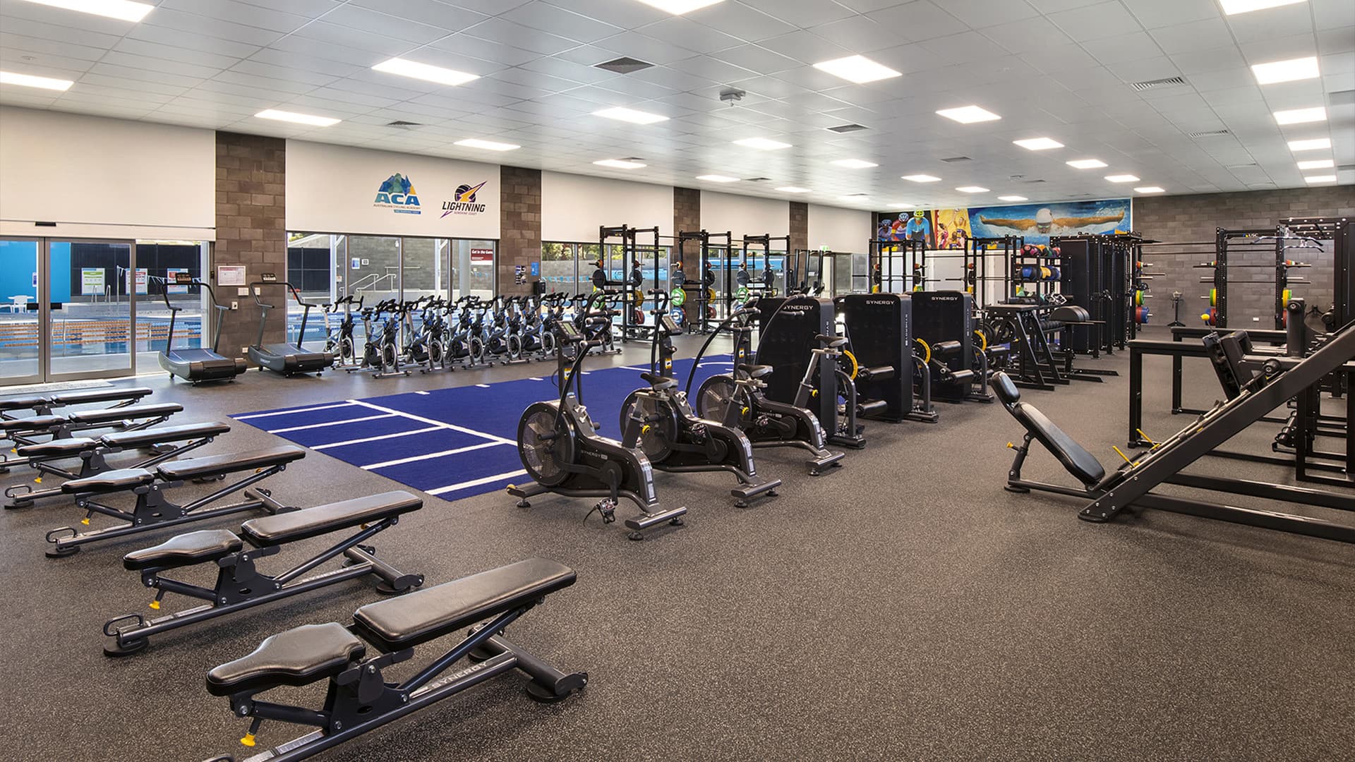 The high performance gym located at the UniSC sports and fitness precinct.